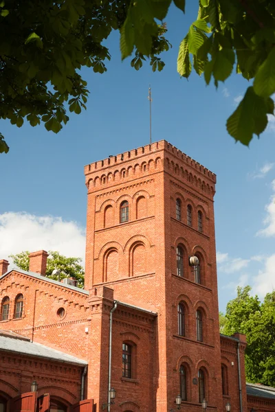 Fábrica antiga em Lodz Polônia — Fotografia de Stock