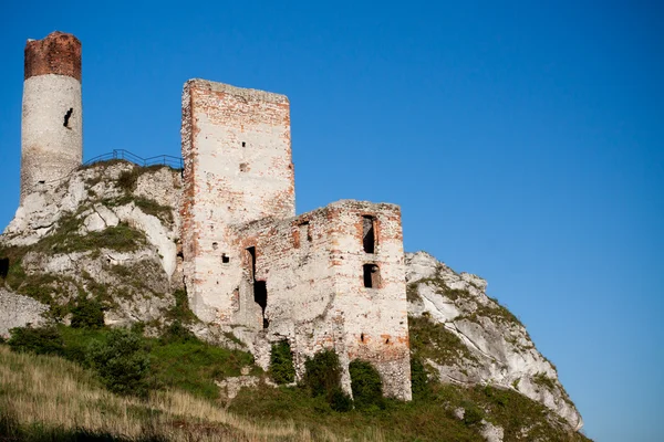 stock image Old castle ruins near czestochowa