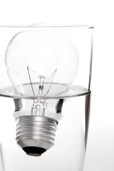 Bulb in glass — Stock Photo, Image