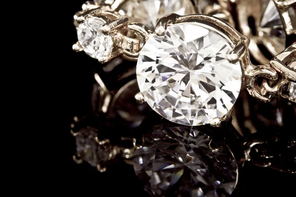 Bracciale diamanti — Foto Stock
