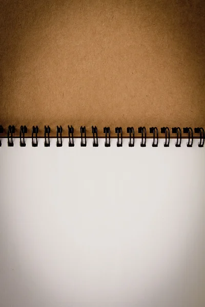 Notebook papier z recyklingu — Zdjęcie stockowe