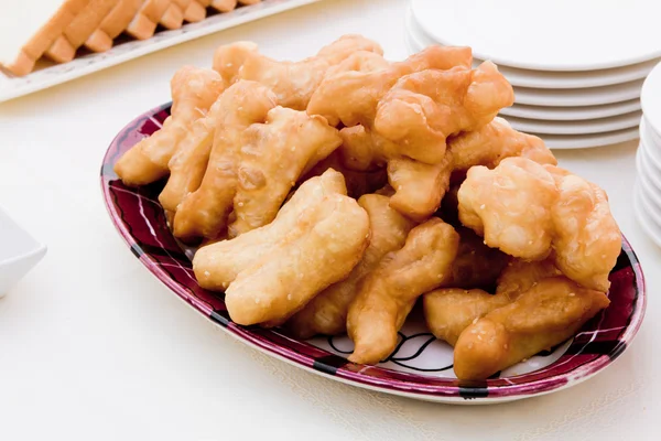 stock image Deep fried dough sticks