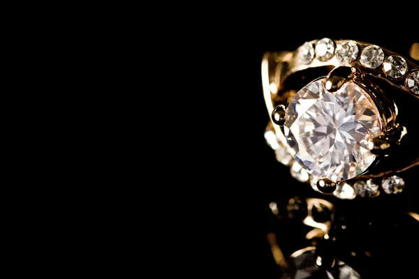 Anello diamante — Foto Stock