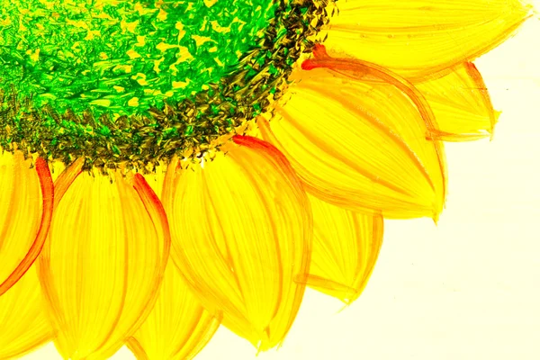 Sunflowers painting — Stock Photo, Image