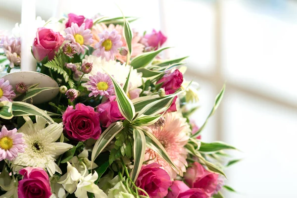 Rózsa virág az esküvő — Stock Fotó