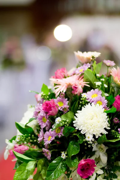 Rosa flor no casamento — Fotografia de Stock