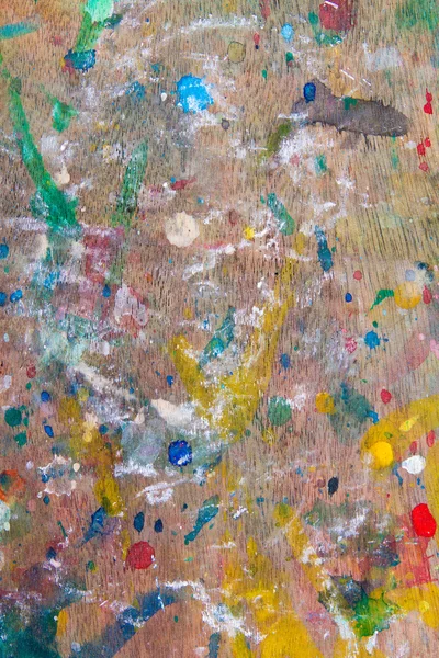 Grunge boya ahşap zemin üzerinde — Stok fotoğraf