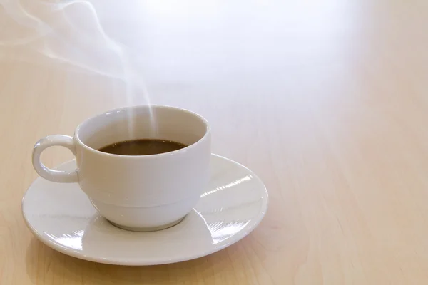 Чашка кофе с горячим напитком — стоковое фото