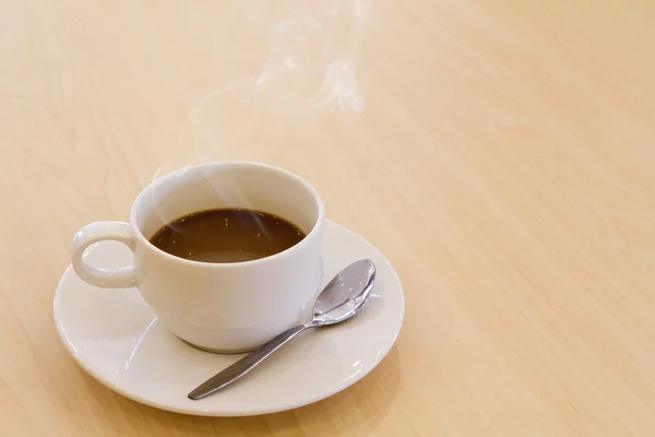 Cup of hot drink coffee — Stock Photo, Image