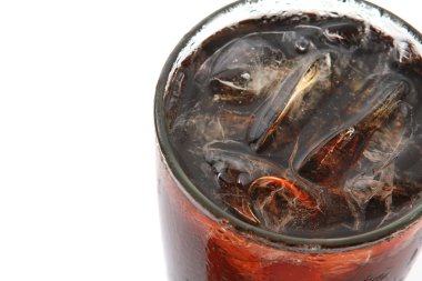 Glass with cola clipart