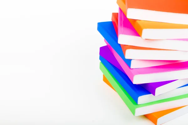 Ev gibi renkli kitap yığını — Stok fotoğraf
