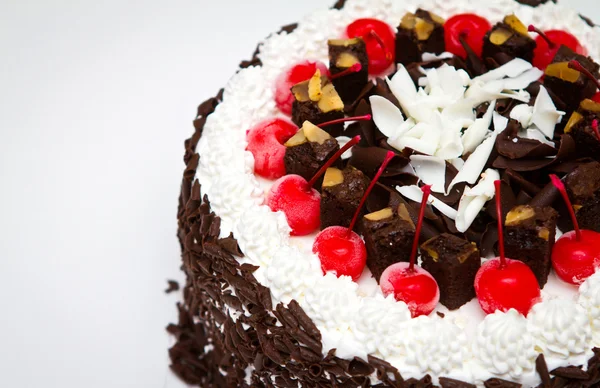Dekorerad jul tårta — Stockfoto
