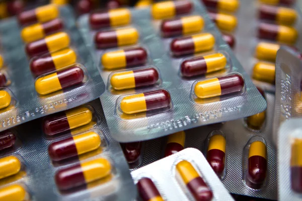 Embalaje de medicamentos. (Tabletas y Píldoras ) — Foto de Stock