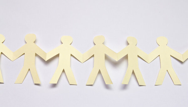 Бумага на белом фоне
