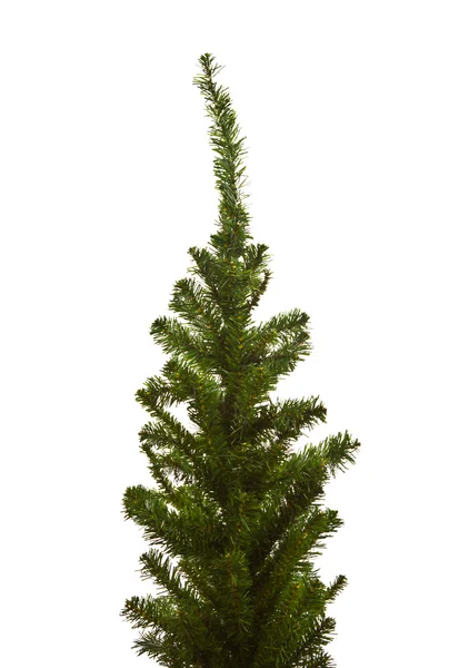 Noel ağacı üzerinde izole beyaz arka plan süslemek hazır — Stok fotoğraf