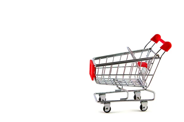 Shopping cart with dollars — Stock Photo, Image