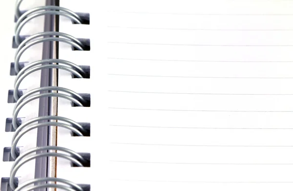 Spiral lined notebook — Stock Photo, Image