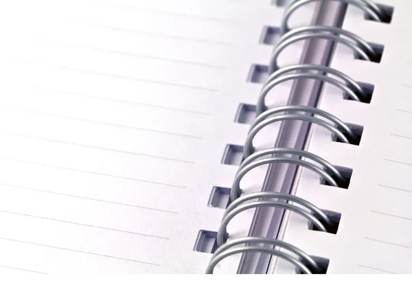 Spirála lemované notebook — Stock fotografie