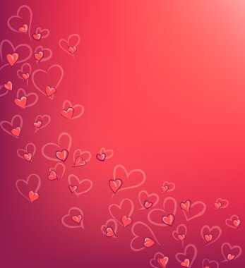 Valentine's day card clipart