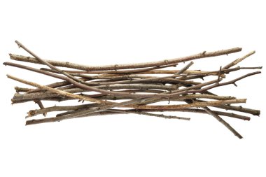 Sicks and twigs, wood bundle clipart