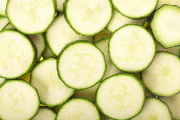Zucchini sliced background — Stock Photo, Image