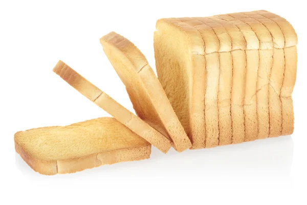 Pane fette biscottate o pane tostato — Foto Stock