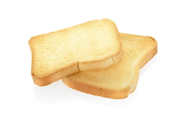 Rusk sneetjes brood — Stockfoto