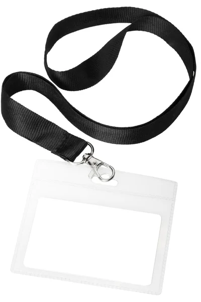 Blank badge or ID pass — Stock Photo, Image