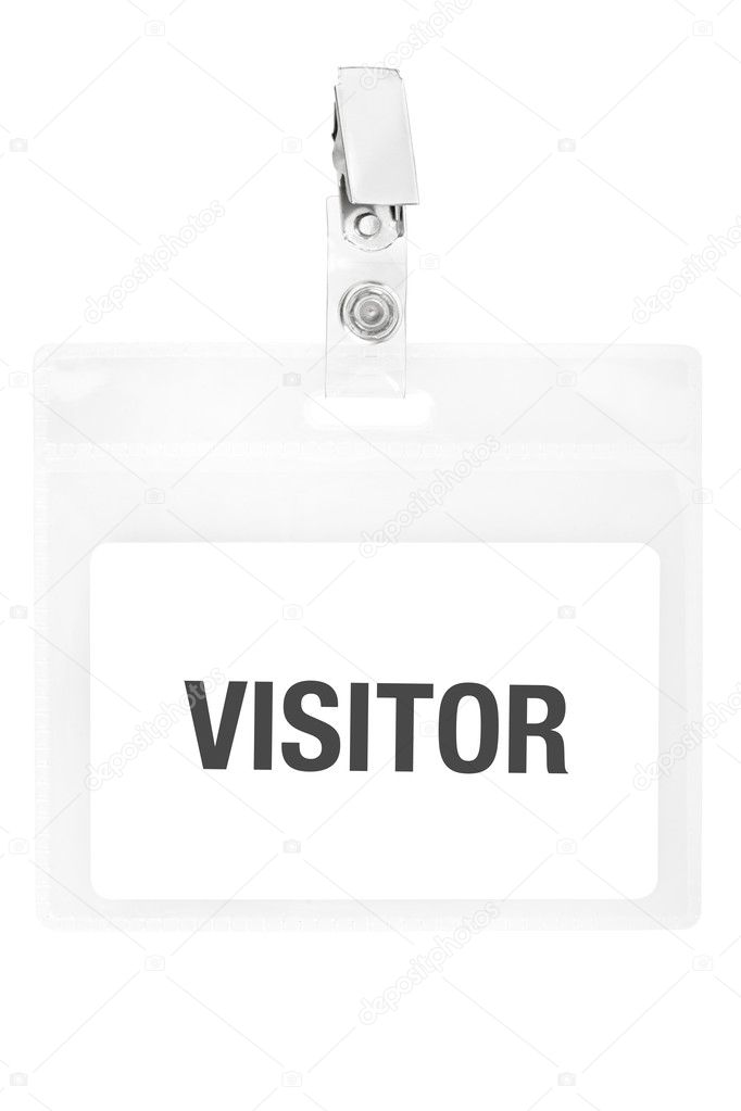 Badge or visitor pass