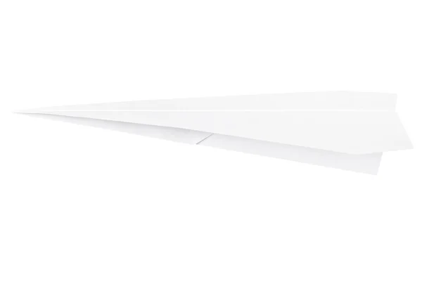 Papírové letadlo izolované — Stock fotografie