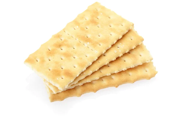 Crackers on white — Stock Photo, Image