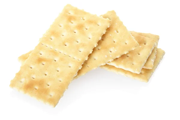 Crackers on white background — Stock Photo, Image
