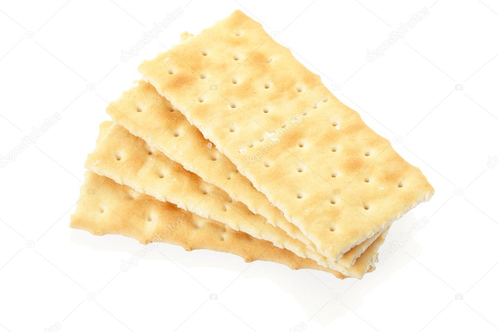 Crackers isolated
