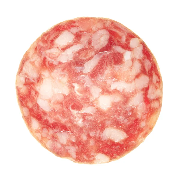 Salami slice — Stock Photo, Image