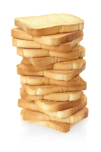 Bread loaves pile — Stock Photo, Image