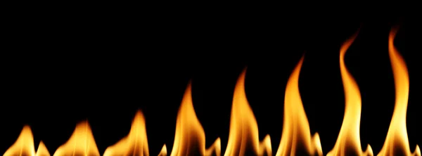 Individuele vlammen — Stockfoto
