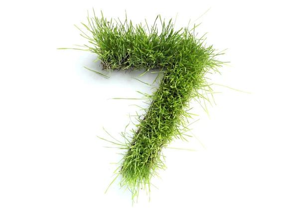 Nummer av gräs - 7 — Stockfoto