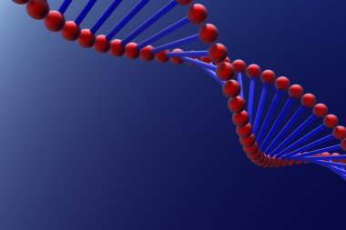 DNA - 3d render clipart