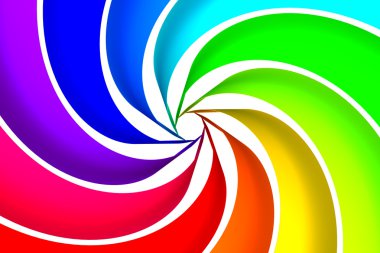 Colorful spiral clipart