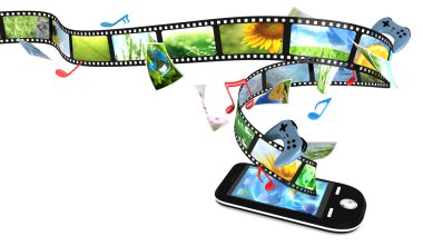 Fotoğraf, video, müzik ve oyunlar ile Smartphone