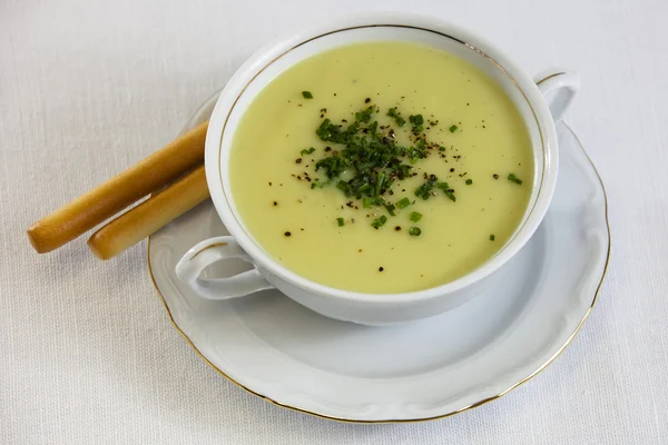 stock image Soup in cup.