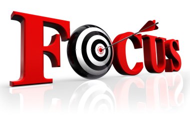 focus rode word en conceptuele doel