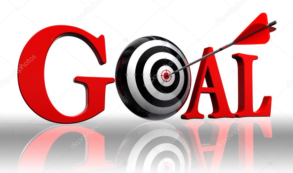 Goal red word and conceptual target