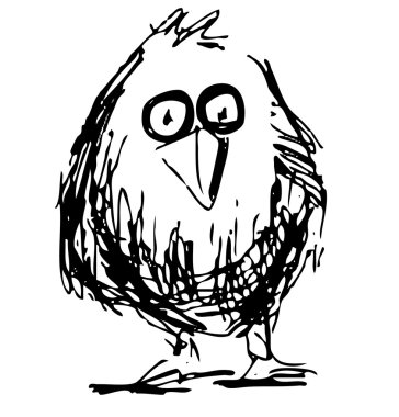 Cute bird clipart