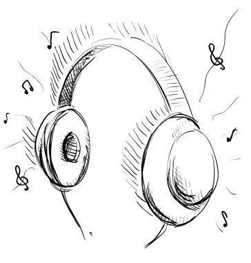 Headphones clipart