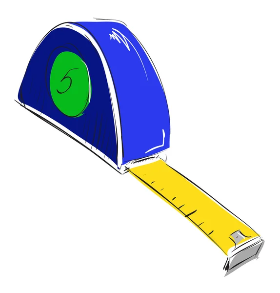 Tape measure meter icon — Stock Vector