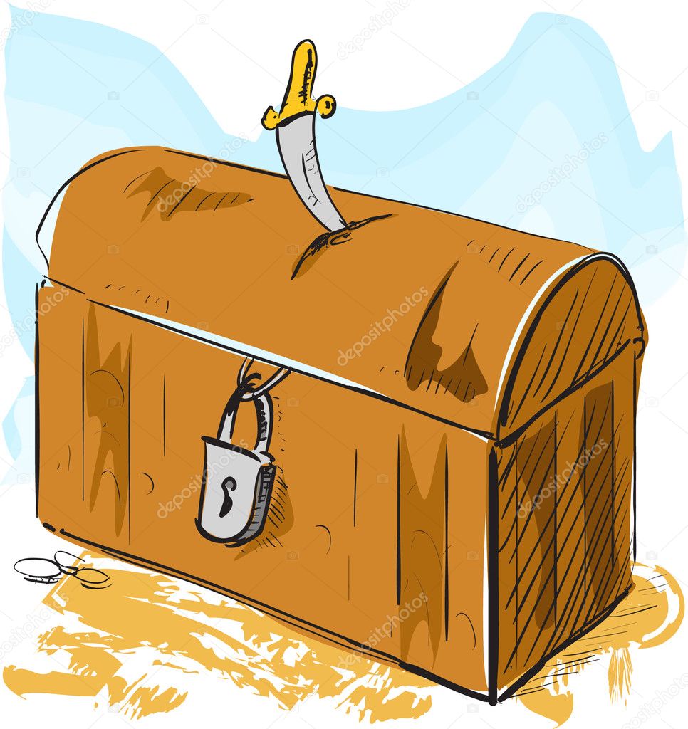 Old chest with treasures Stock Vector Image by ©Chuhail 8950355