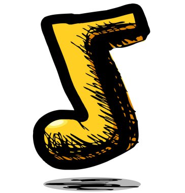 Sarı müzik Not simgesi