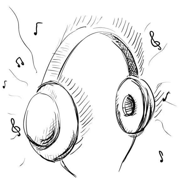 Kopfhörer — Stockvektor