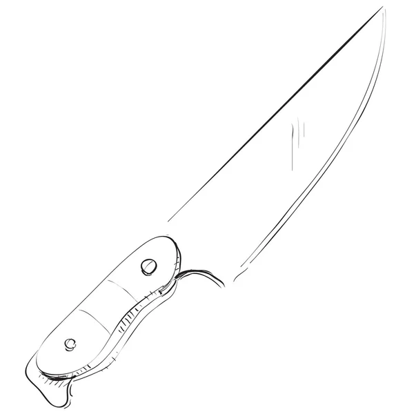 Kniv-ikonen — Stock vektor